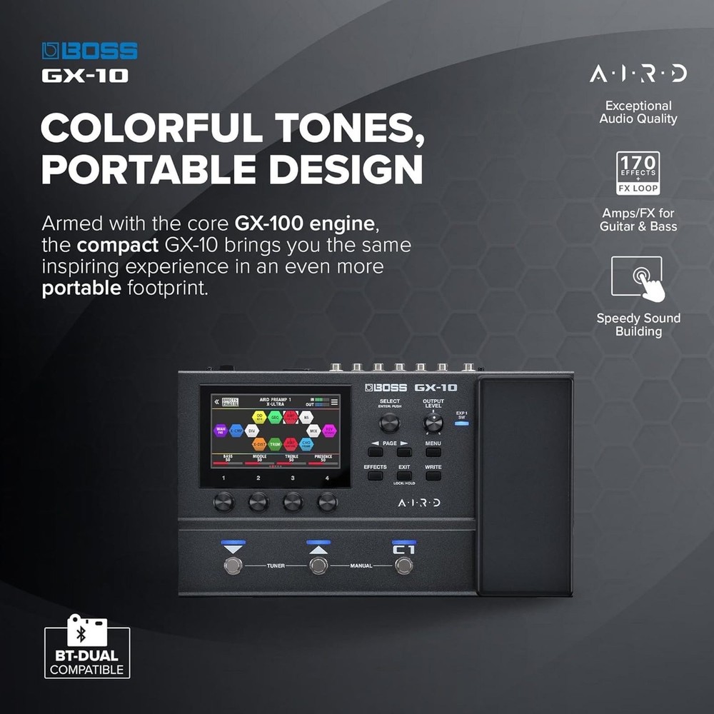 NEW Boss GX-10 Multi Effect Processor Guitar Pedal