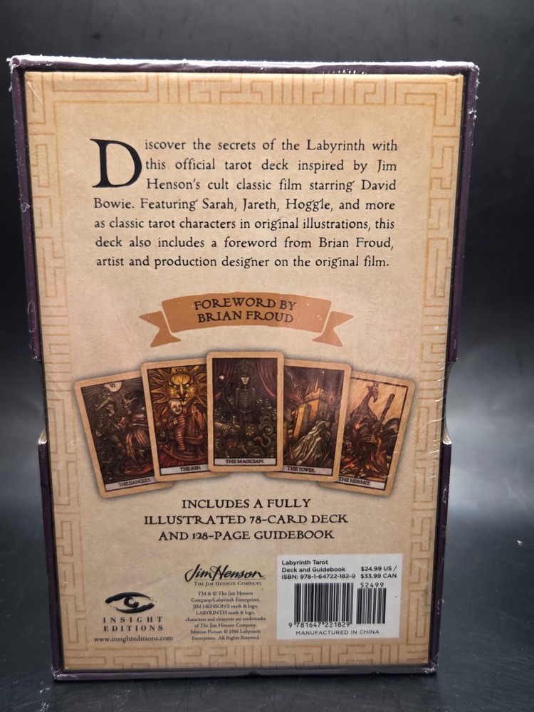 Labyrinth Tarot Deck and Guidebook - Brand New