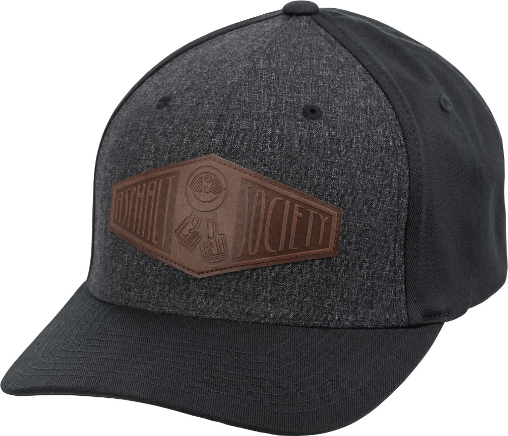 ASPHALT SOCIETY HAT BLACK/BROWN