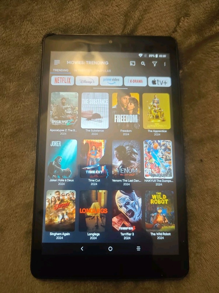 Rooted Alcatel 3T 8 Pentester Ethical Hacker Device