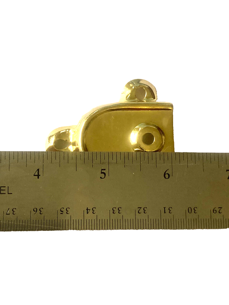 Trunk Handle Loop For Camel Back Steamer Brass Plated Pair