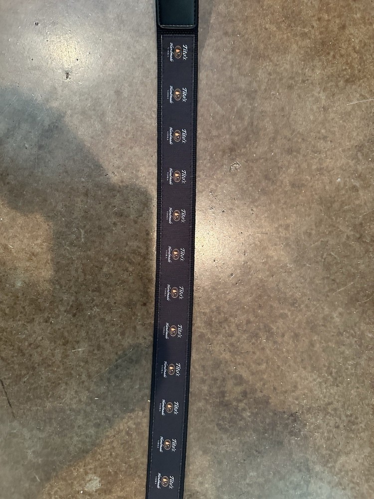 Tito’s Vodka Belt. Size 30”-36”