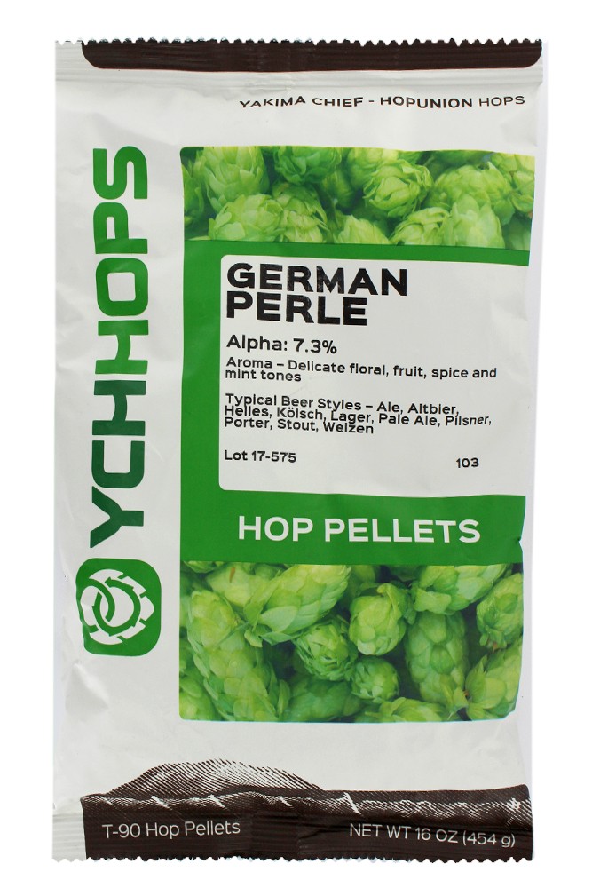 German Perle, One - 1 Pound Package Of Hop Pellets