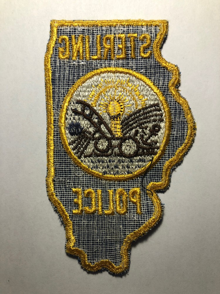 Vintage Sterling Illinois Police Patch