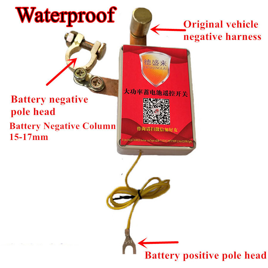 600A Car Battery Isolator Disconnect Cut Off Power Kill Switch +2 Remote Control