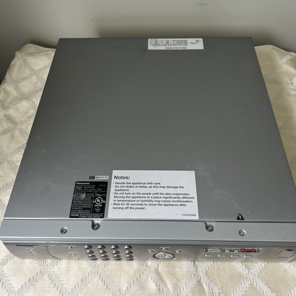 Panasonic Digital Disc Recorder WJ-RT416K