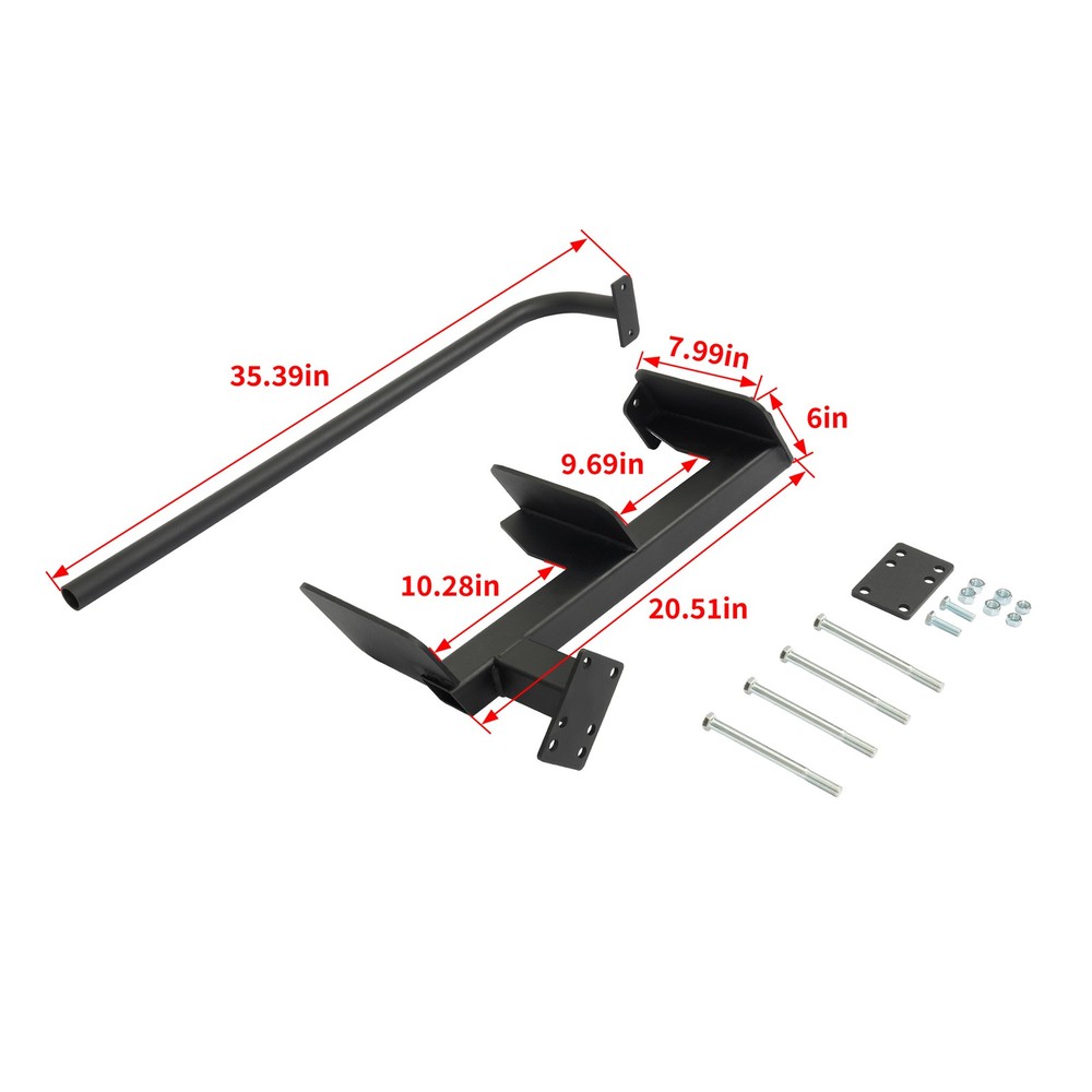 3-Step Boat Trailer Step 460 LBS W/Safety Handle & Side Mount For Universal