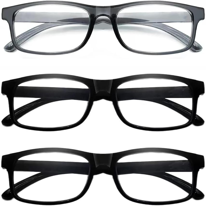 Protective Blue Light Blocking Reading Glasses Set - Ideal 3.5X Magnification