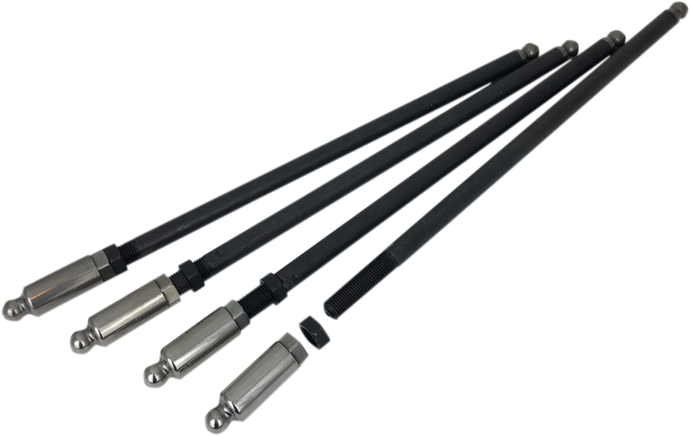 Feuling Race Steel Adjustable Pushrods 4pc for Harley Softail Springer 88-99