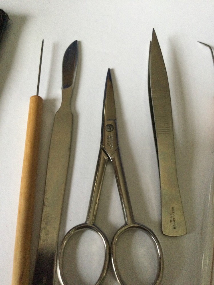 Vintage 6 piece Graf-APSCO Germany Dissection Kit - Pre-owned