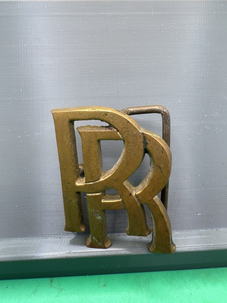 Rolls Royce belt buckle vintage
