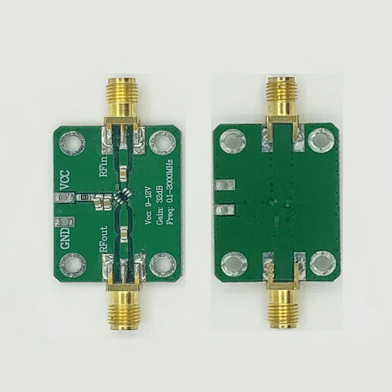 RF Amplifier Module Broadband High Frequency 0.1-2000MHz 32dB High Gain