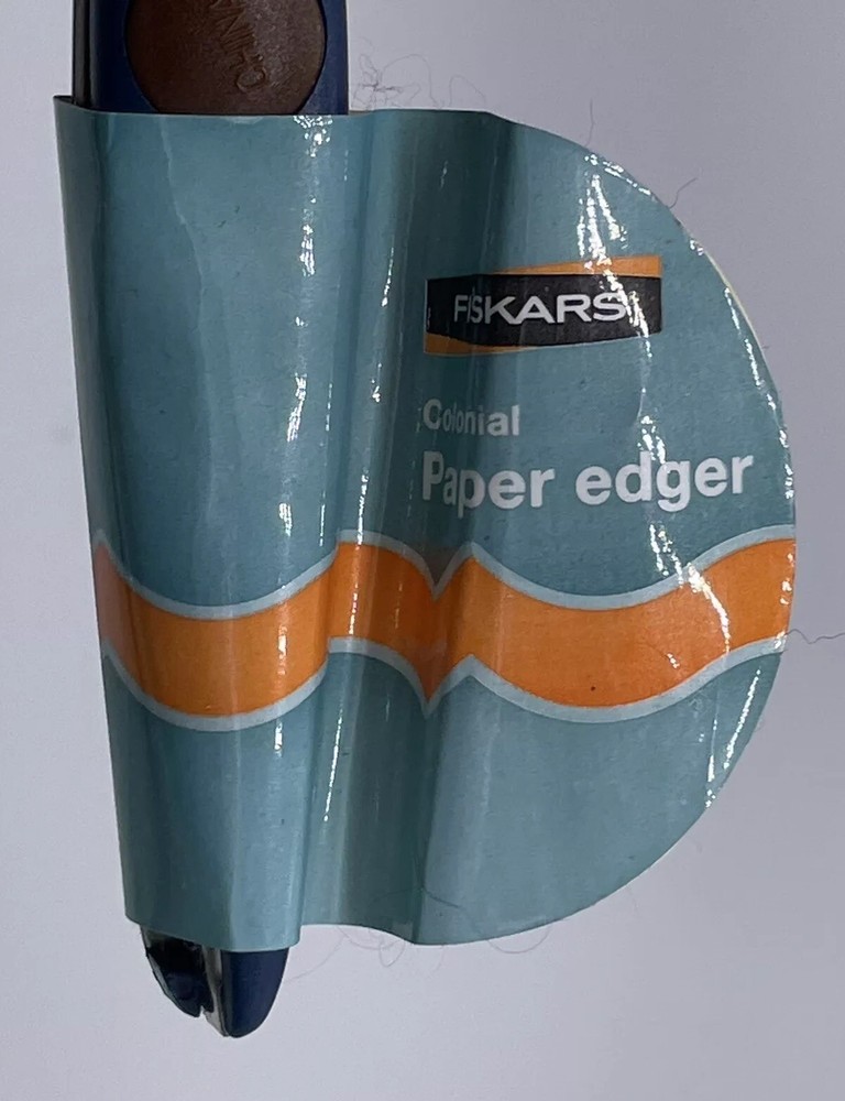 Fiskars 12-921 Paper Edger Colonial Scissors Approximately 6” Long