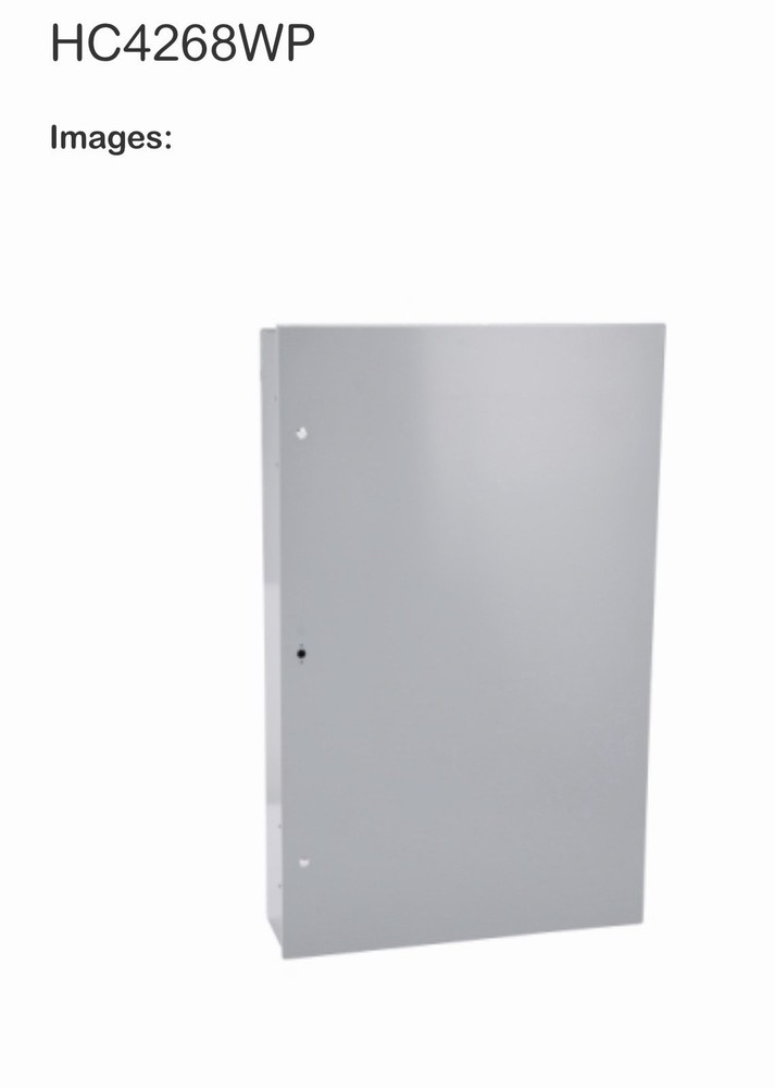 NEW Square D HC4268WP Panelboard 800A 480V Main Lug 3R Type