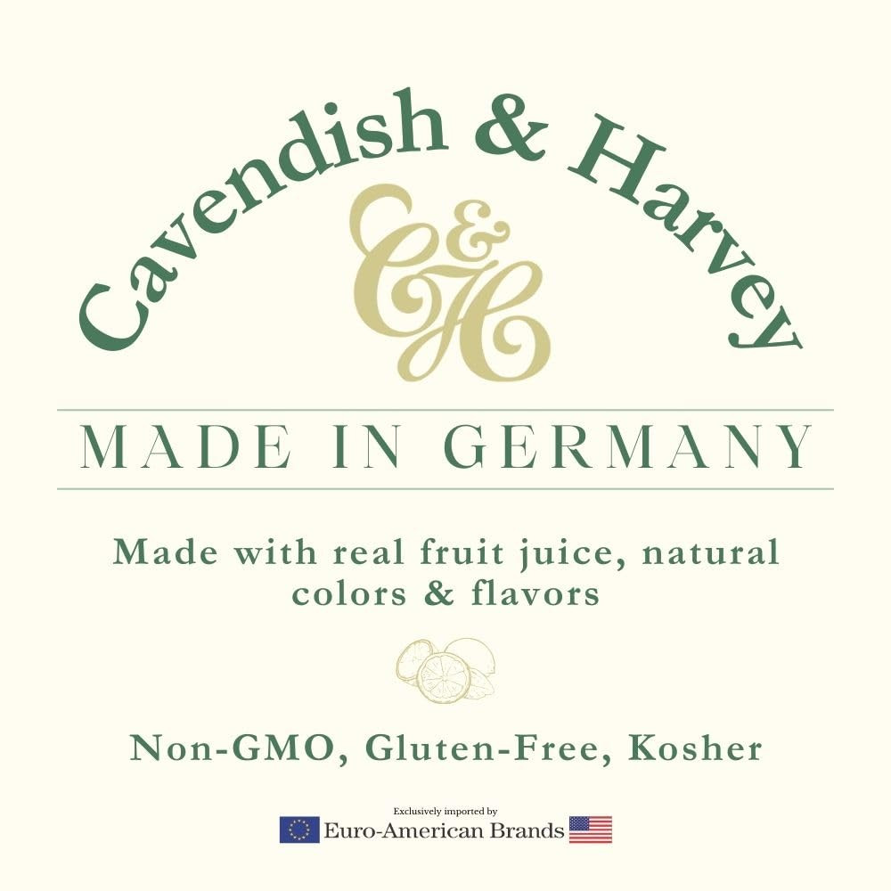 | Raspberry & Peach Filled Hard Candy Drops | 6 Ounce Tin