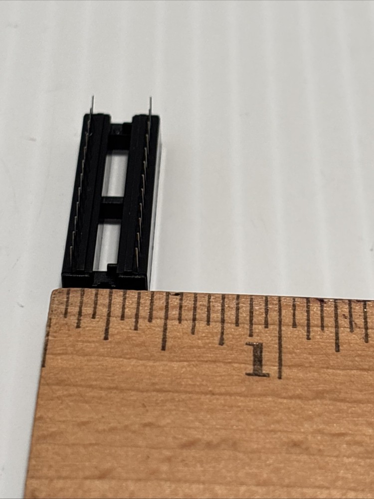 5 Pcs AMP CONNECTOR 24-PIN IC SOCKET DIP BOTTOM