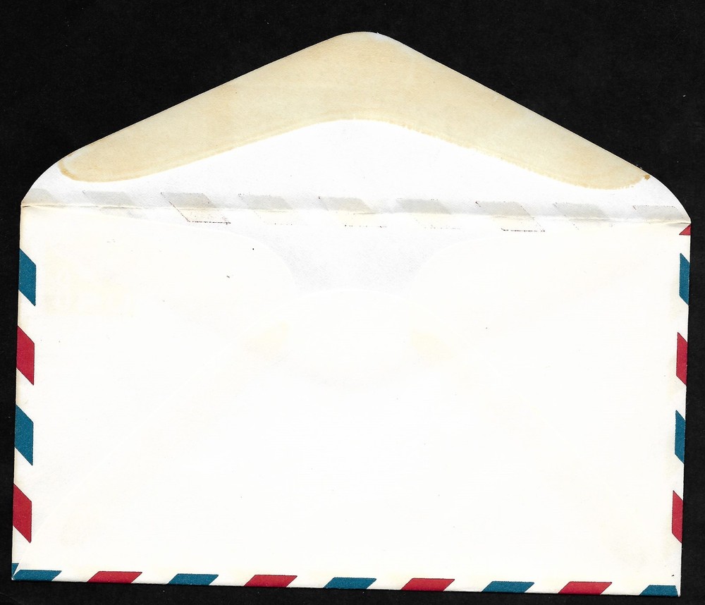 #UC36 8c Jet Airliner - Embossed Envelope - no cachet FDC