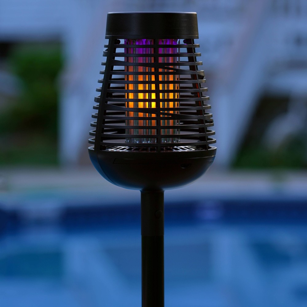 Flickering Flame Solar Bug Zapper Torch