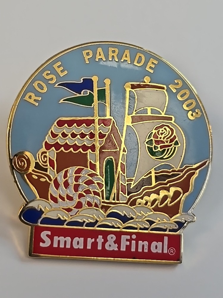 Rose Parade 2003 Smart & Final Sponser Lapel Pin