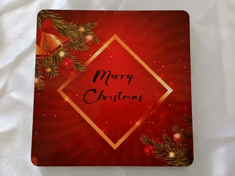 Festive Table Coasters Set of 2