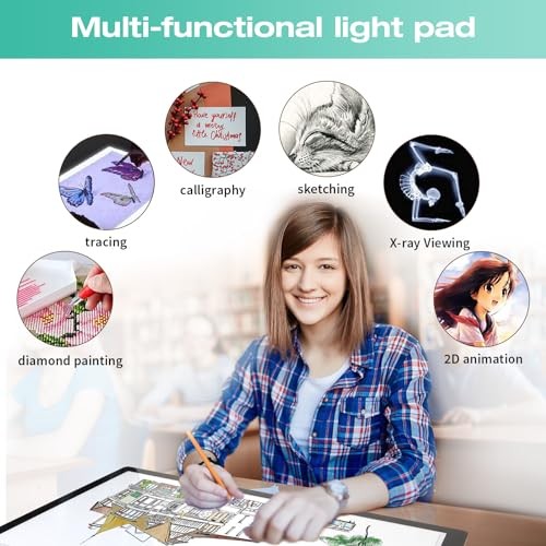 A2 Tracing Light Box Rechargeable - Battery Powered Tracing A2 Rechargeable