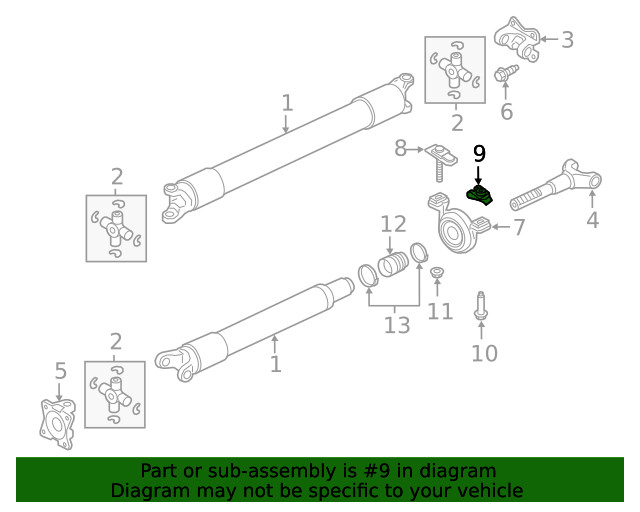 Genuine Ford Radiator Support Splash Shield Nut W717461-S439