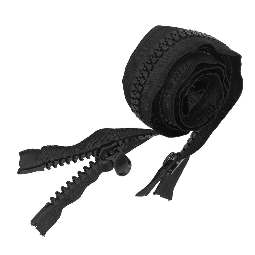 2 Pack Hard Plastic Polyester Zipper For DIY Sewing Tents Trending