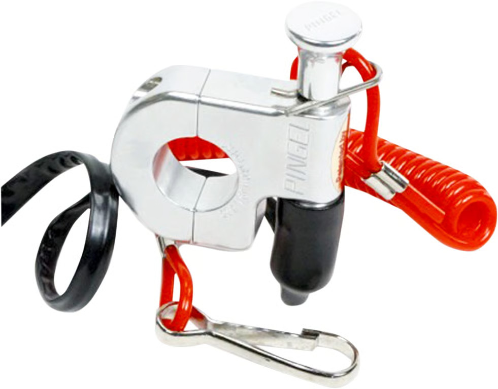 Pingel Normally Open Tether Kill Switch (7/8in. Handlebars) 641 Aluminum