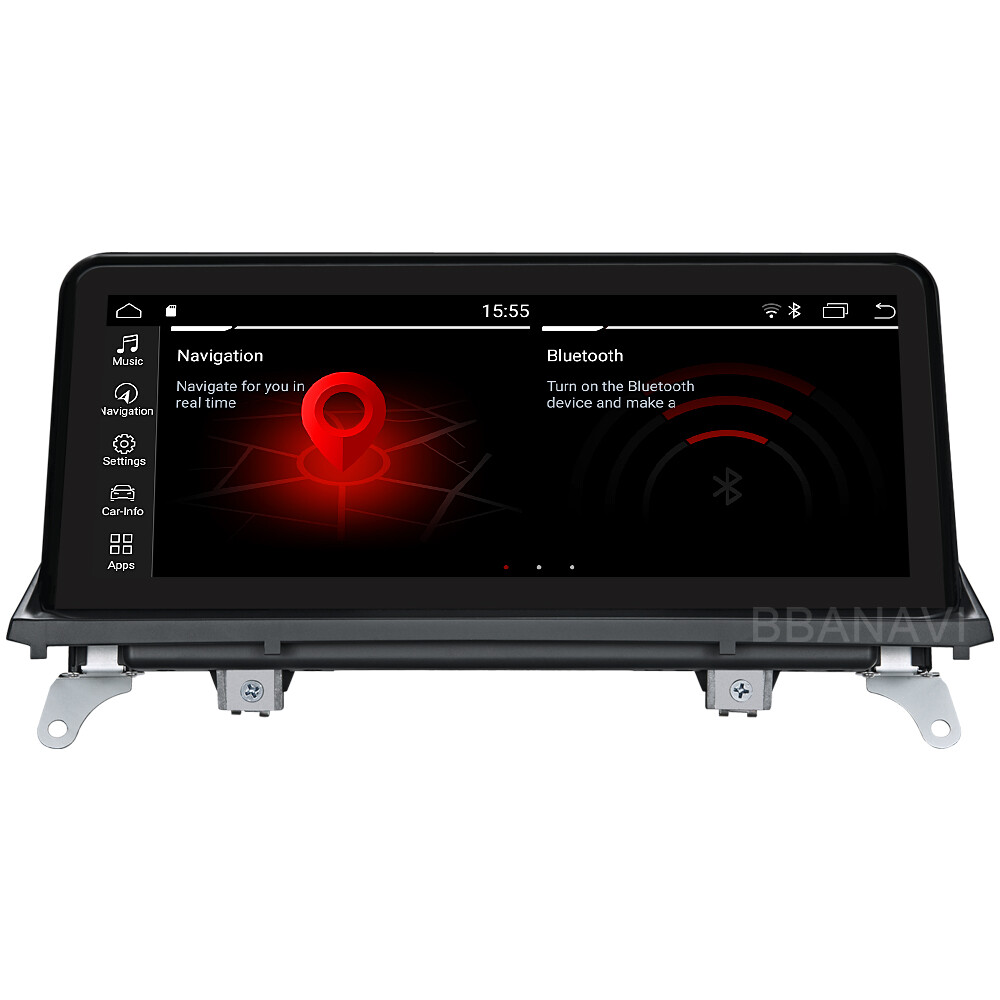 10.25in Android Screen Display Car Multimedia GPS Navigation BMW X5 X6 E70 E71