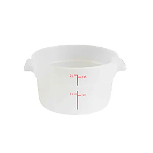 Thunder Group PLRFT302TL 2 Quart Round Food Storage Container - Translucent