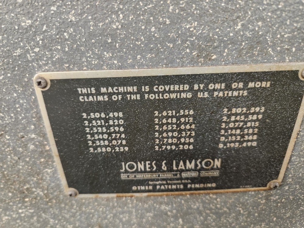 JONES AND LAMSON OPTICAL COMPARATOR MODEL PC-14A