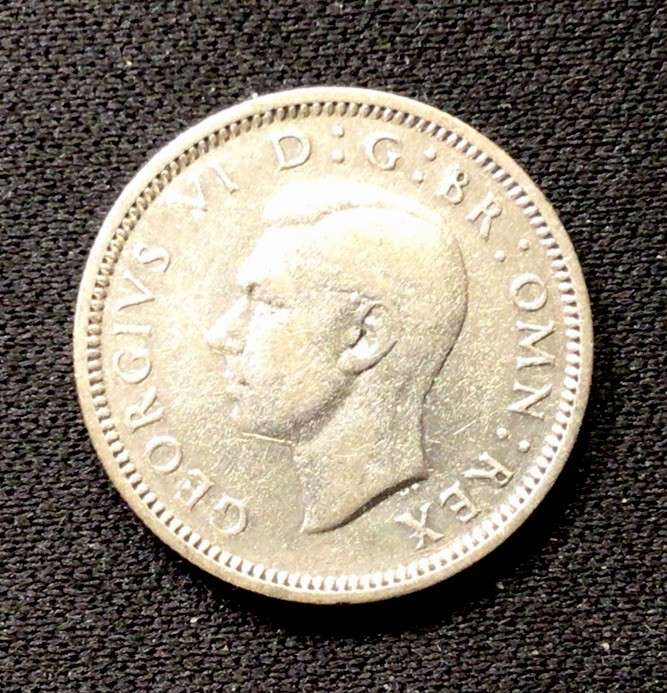 1937 British Silver! 6 Pence! ENN Coins