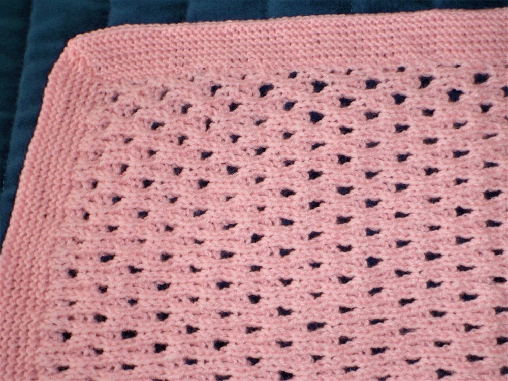 Hand Knitted Baby Blanket