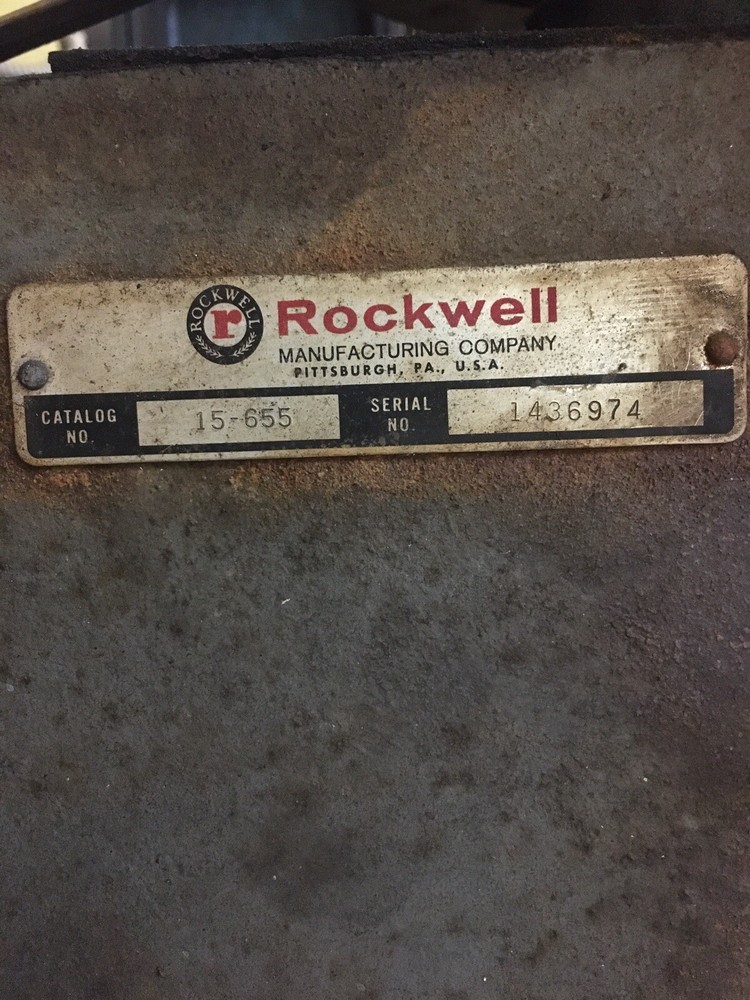 Rockwell Delta 15-655 Drill Press Variable Speed Will Ship Send Address 4 Quote