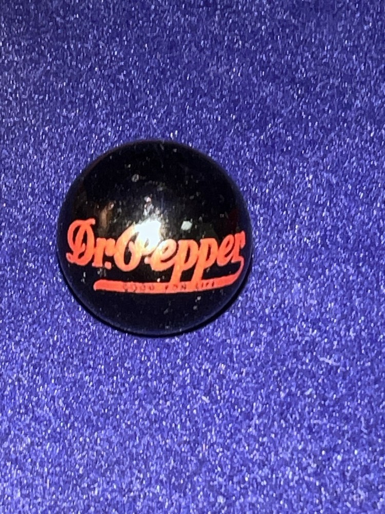 Vintage ~ Dr. Pepper ~ Black & Red ~ Advertisement Marble