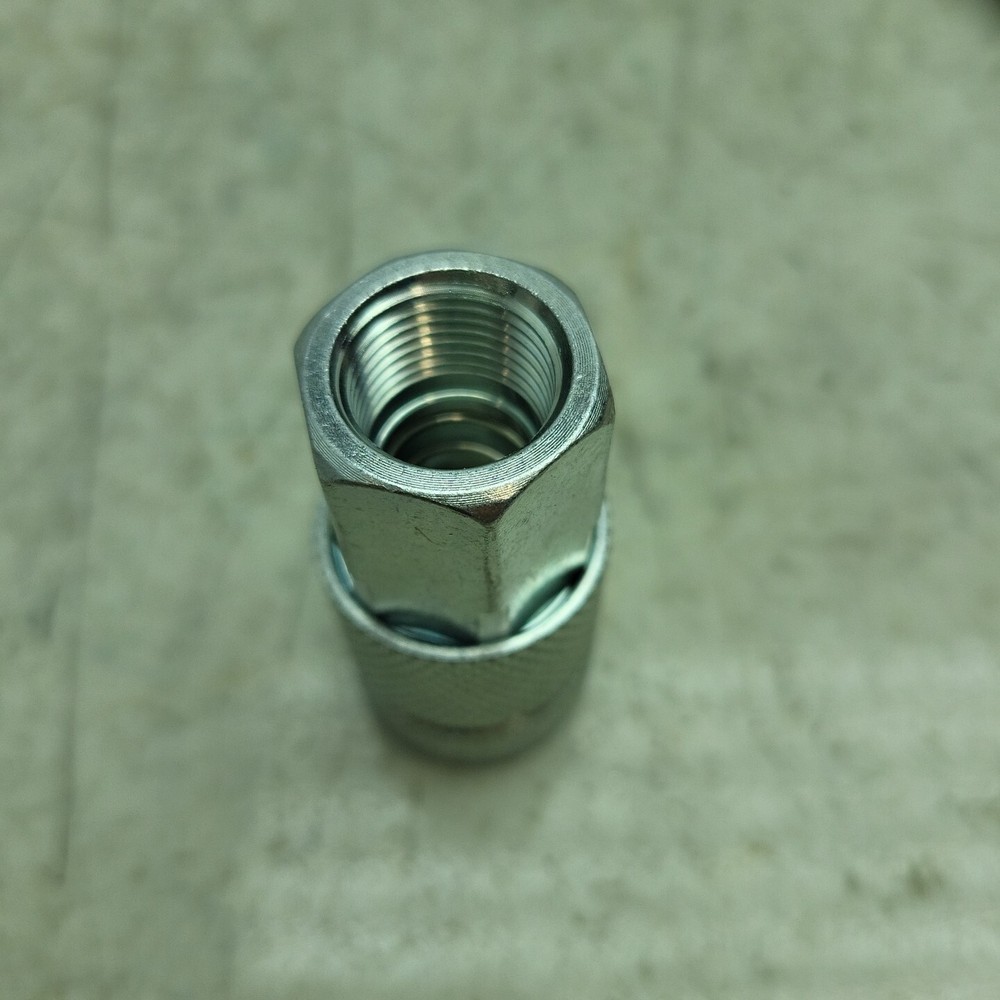 2 Pack Speedaire 30E743 Quick Connect Hose Coupling Socket 3/8" Body 3/8"-18