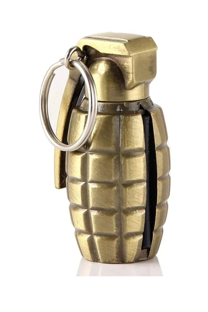 Reusable Metal Matchstick Keychain Ring Flint Match Lighter Fire Starter