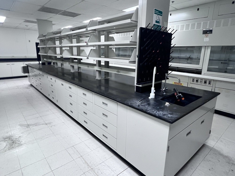 Base And Upper Metal laboratory Cabinets Casework