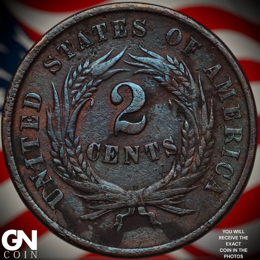 1864 2 Cent Piece A1147