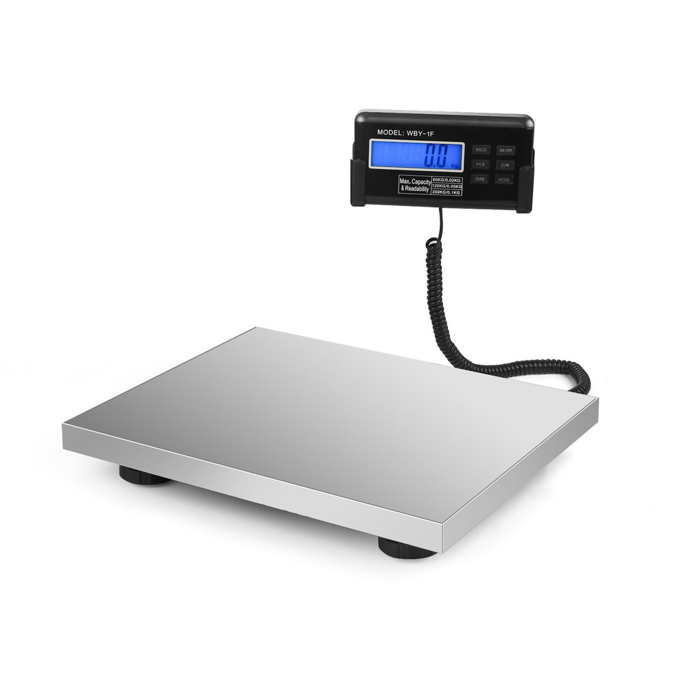 Digital Scale 200Kg Weight Capacity w/ ext. LCD Backlight display & AC adapter