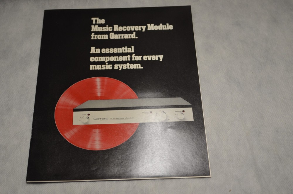 10 Data Sheets/Foldouts- Garrard &1 Foldout- Ferrograph. England. 1970s. Mint-