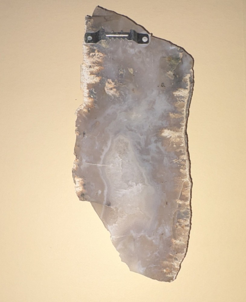 Native American Arrowhead on Display Slab - Arrowhead Hanging Display