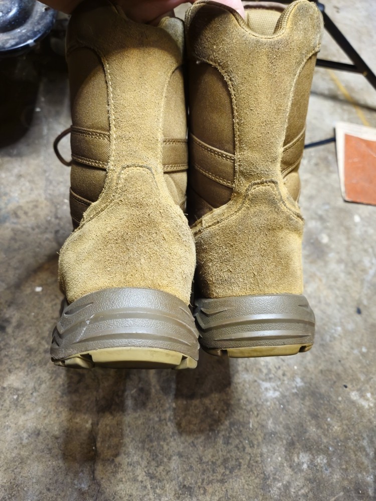 Size 10 INTERCEPTOR Frontier 6" Tactical Combat Boots Men's Brown Suede