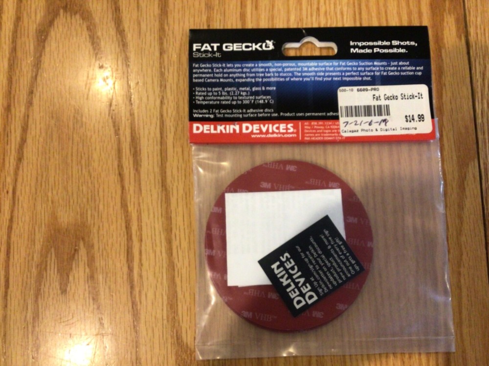 FAT GECKO STICK-IT DISCS (2 PACK) by Delkin