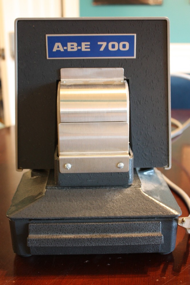 A.B.E ABE MODEL 700 HEAVY DUTY PERFORATOR MACHINE "VOID" STROMBERG PRODUCTS