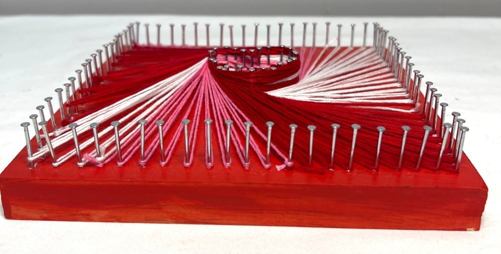 Heart String Art Wall Decor