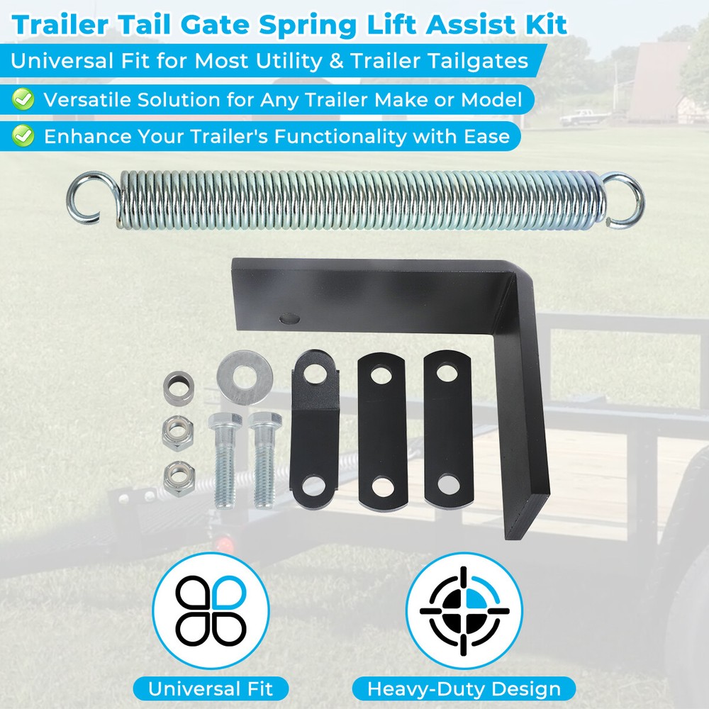 For most utility Trailer Tail Gate Spring Lift Assist Kit and trailer tailgates