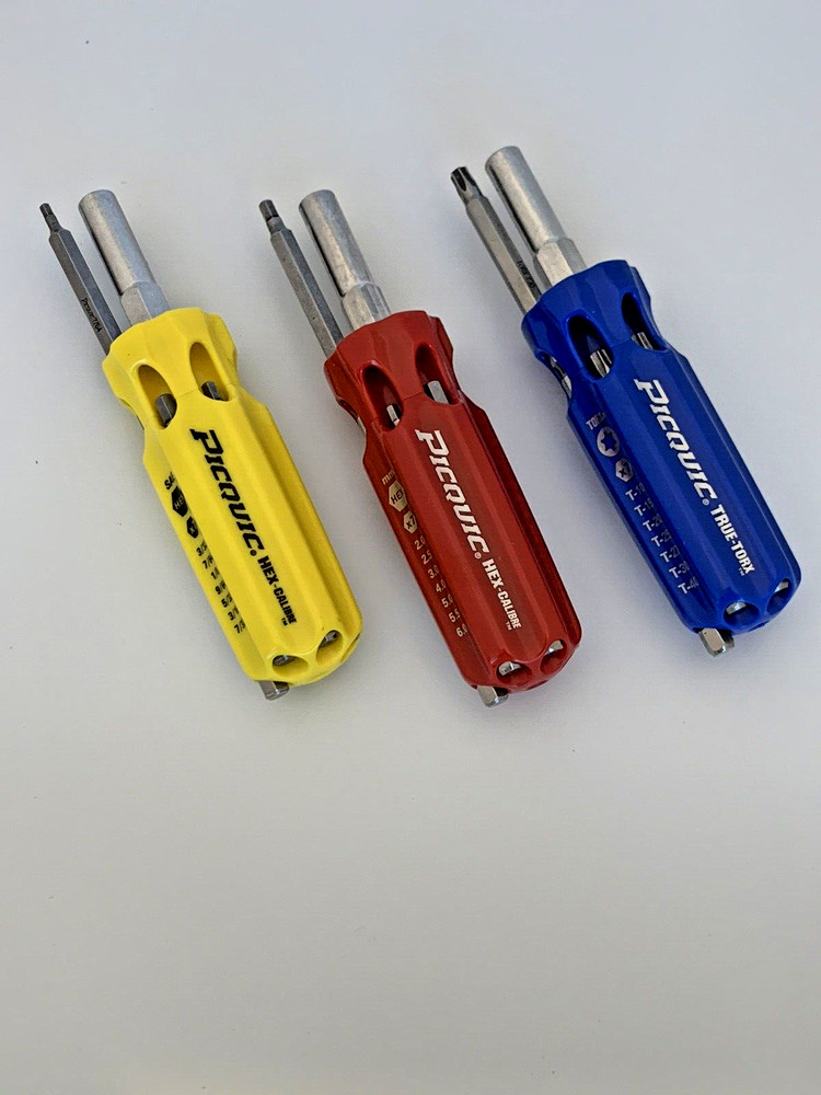 PICQUIC HEX MULTI BIT DRIVERS -   SAE - METRIC - TORX - {three separate tools}