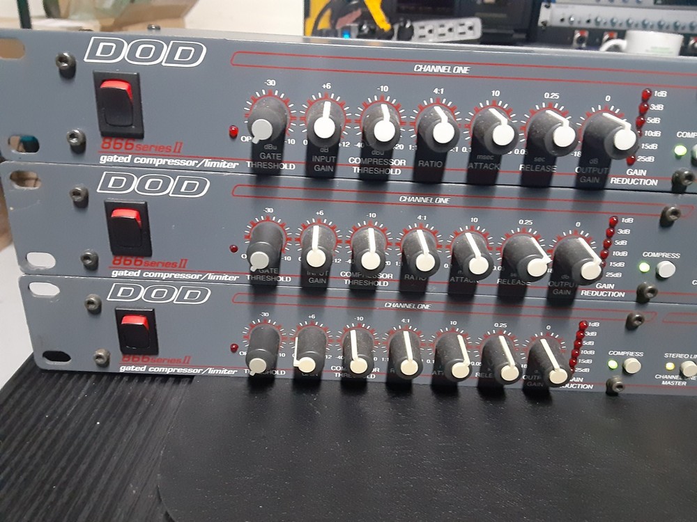 DOD 866 Series II, Gate,Compressor, Limiter ( 3 Unit Bundle )