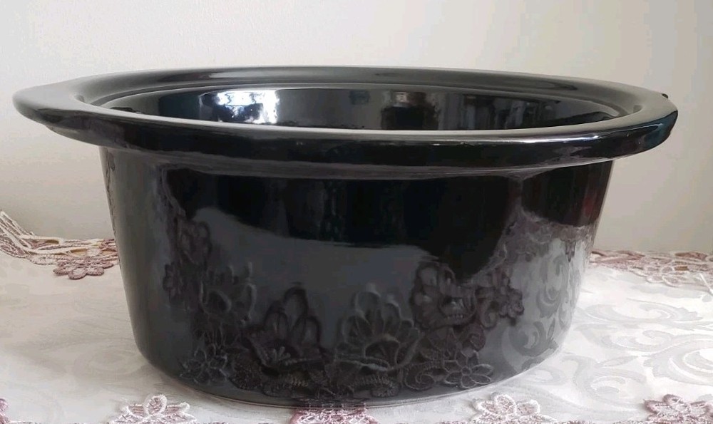 Insert for Hamilton Beach Crock Pot Model 33256 Oval Ceramic Black
